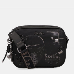 Anekke Iron Crossbody Bag 3 Compartments Black