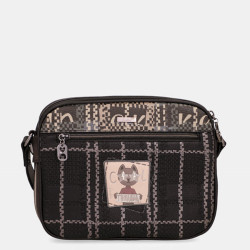Anekke Iron Sac Trotteur 3 Compartiments Noir dos