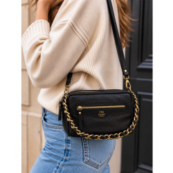 Mila Louise Masa GR Crossbody Grainy & Shiny Black