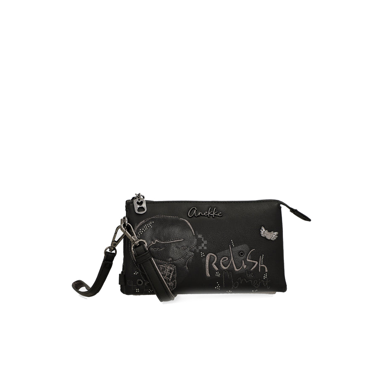 Anekke Iron Sac Pochette A Bandoulière Noir