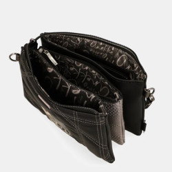 Anekke Iron Crossbody Pouch Bag Black