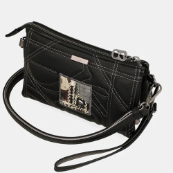 Anekke Iron Crossbody Pouch Bag Black