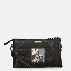 Anekke Iron Crossbody Pouch Bag Black