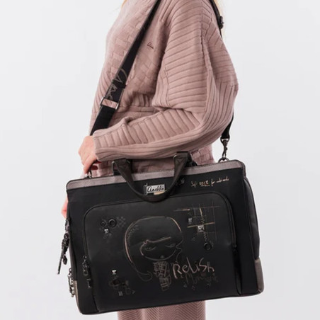 Anekke Iron Document Bag Black