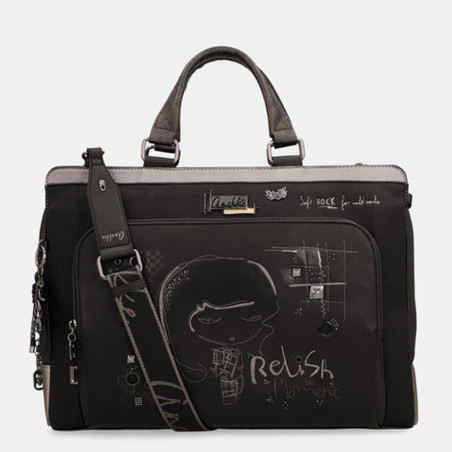 Anekke Iron Document Bag Black