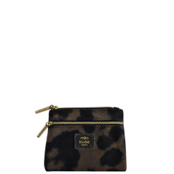 Mila Louise Mini LP3 Small Zippered Wallet Kaki Dark