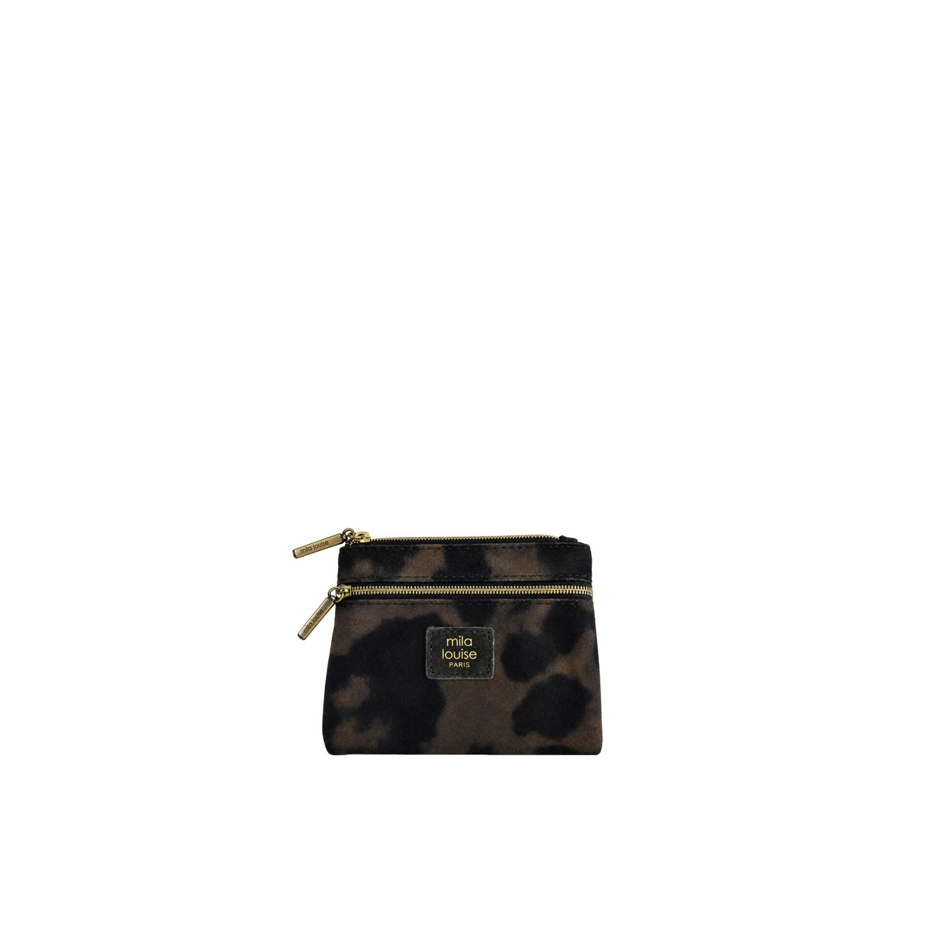 Mila Louise Mini LP3 Small Zippered Wallet Kaki Dark