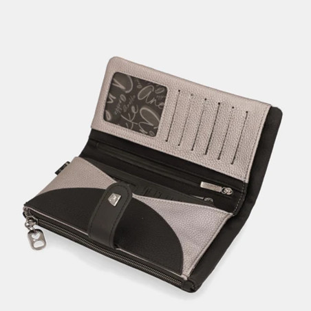 Anekke Iron Compagnon souple RFID Noir ouvert 2