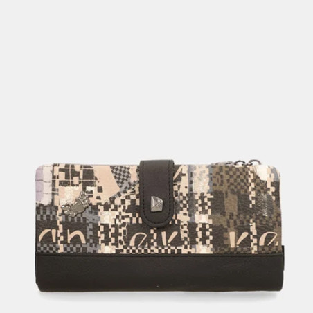 Anekke Iron Soft RFID Wallet Black