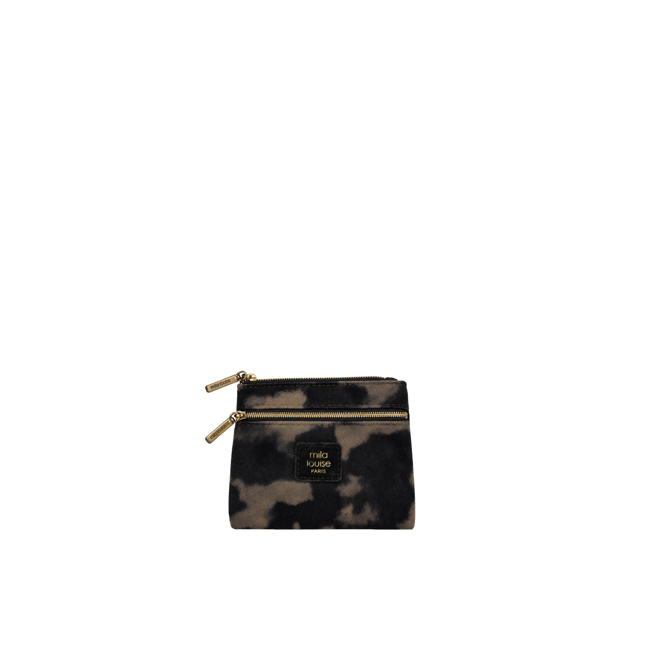 Mila Louise Mini LP3 Small Zippered Coin Purse Black