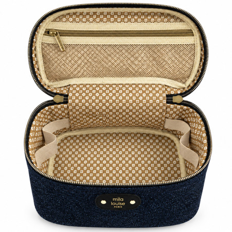 Mila Louise Mya S Vanity Shiny & Flexible Dark Blue