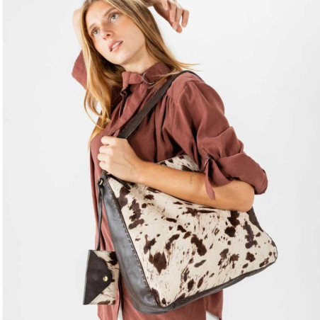 Biba Genola Hobo Bag GEN1L Embossed