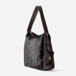Biba Genola Sac Hobo GEN1L Marron Oscuro lateral