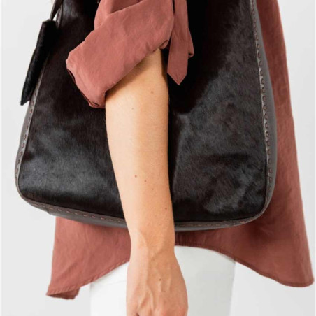 Biba Genola Hobo Bag GEN1L Dark Brown