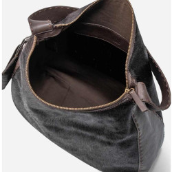Biba Genola Sac Hobo GEN1L Marron Oscuro ouvert
