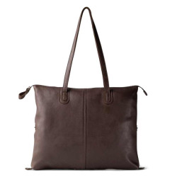 Biba Hooper Modular Shopping Bag in Leather HOP1L Dark Brown