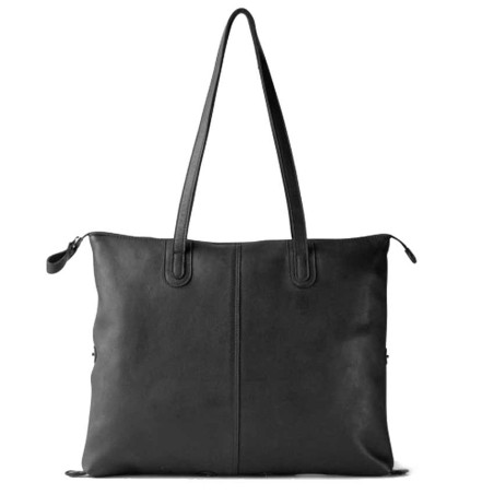 Biba Hooper Sac Shopping Modulable En Cuir HOP1L Negro face