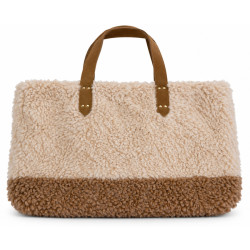 Mila Louise Nicole FR Shopping Bag Faux Fur Ocre Dark