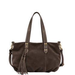 Mila Louise Nicole XS VX Small Shopping Bag Shiny Side Dark Grey