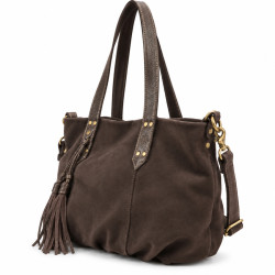 Mila Louise Nicole XS VX Small Shopping Bag Shiny Side Dark Grey