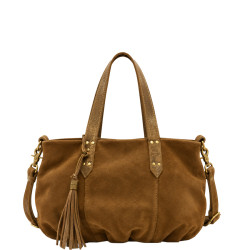 Mila Louise Nicole XS VX Small Shopping Bag Shiny Side Ochre Dark