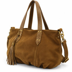 Mila Louise Nicole XS VX Small Shopping Bag Shiny Side Ochre Dark