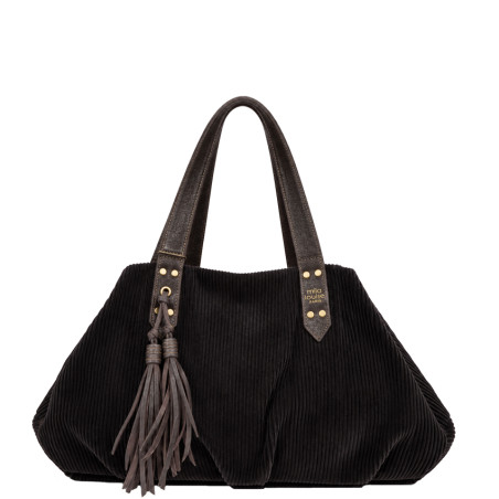 Mila Louise Nicolette VFR2 Ribbed Brown Dark Bag