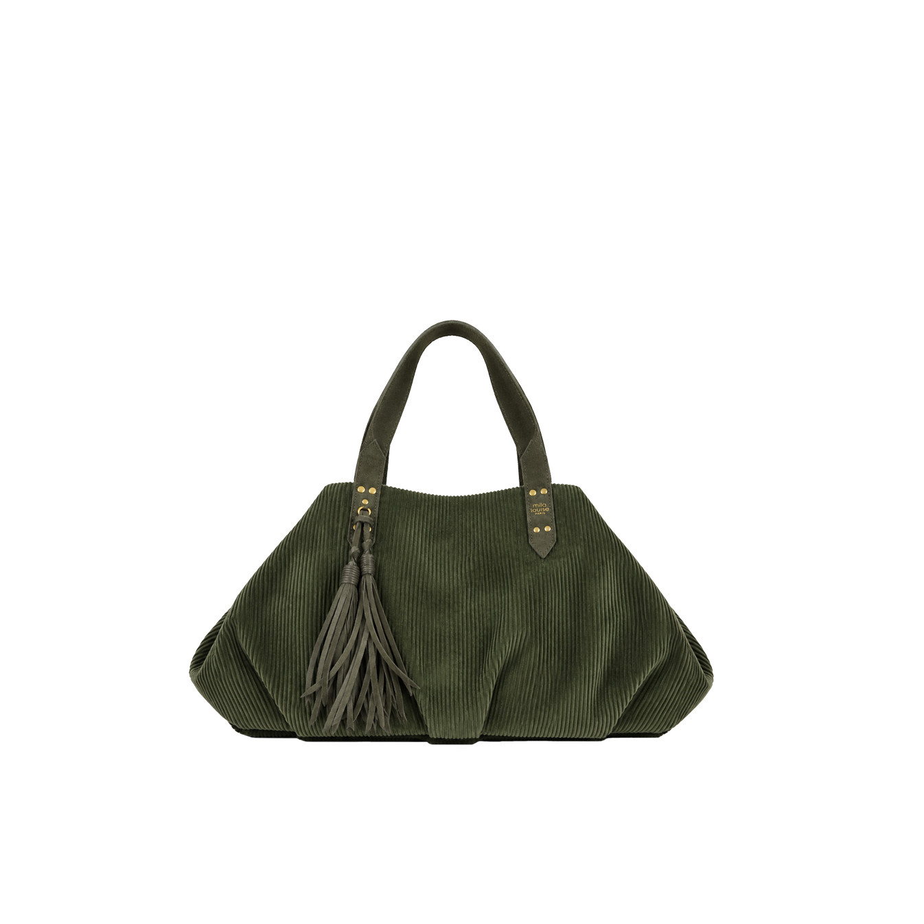 Mila Louise Nicolette VFR2 Ribbed Kaki Dark Bag