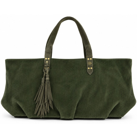 Mila Louise Nicolette VFR2 Ribbed Kaki Dark Bag