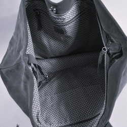 Mila Louise Nicolette VFR2 Ribbed Black Bag