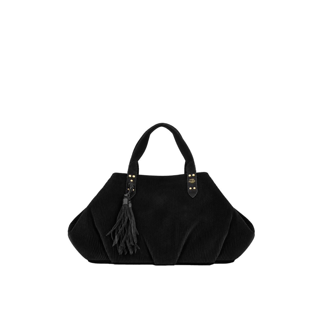 Mila Louise Nicolette VFR2 Sac Côtelé Noir
