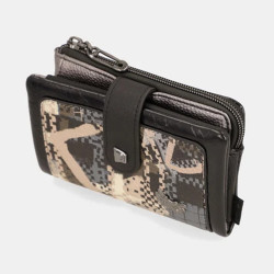 Anekke Iron Portefeuille De Taille Moyenne RFID dos