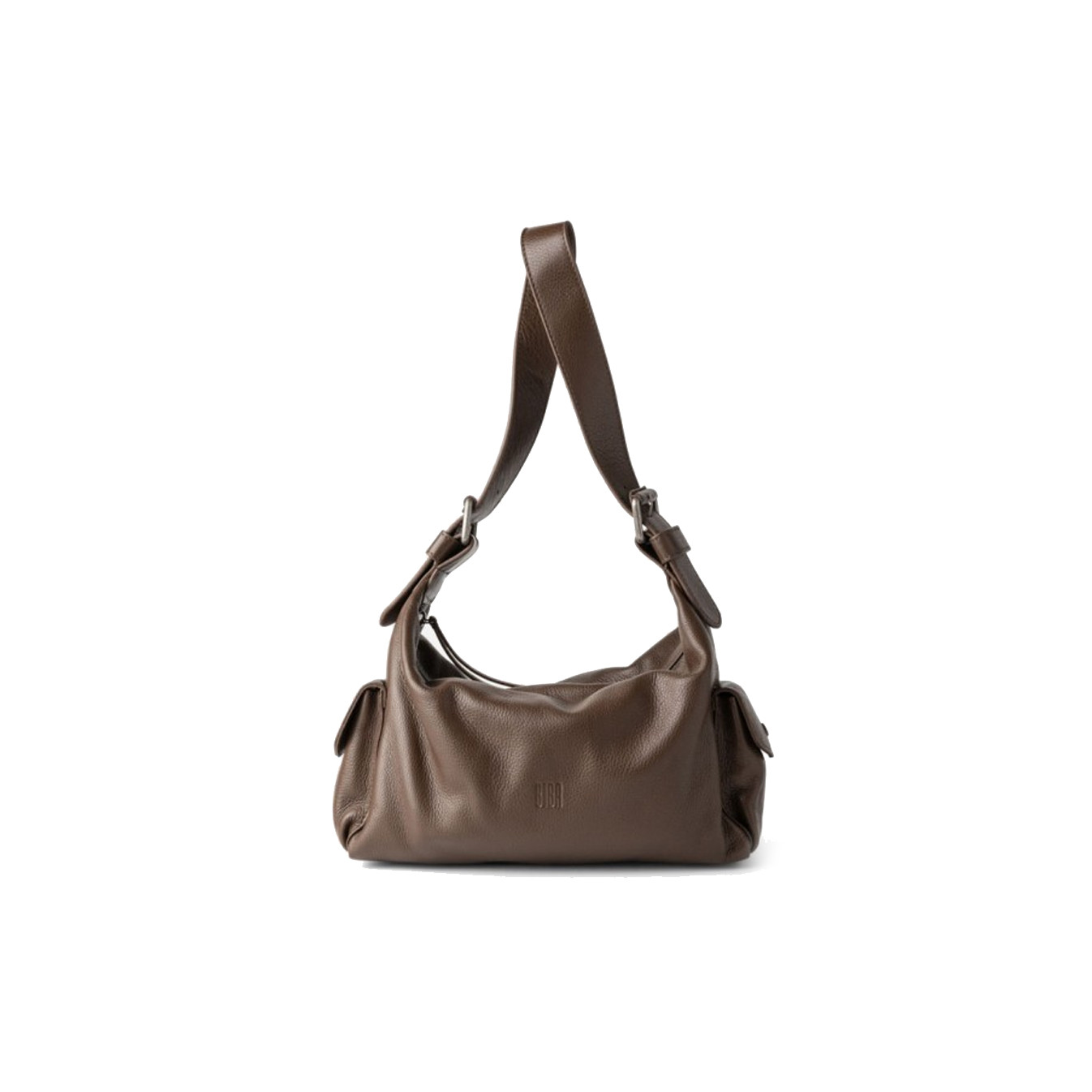 Biba Imlay Hobo Leather Bag IAY1L Dark Brown