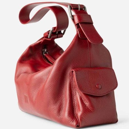 Biba Imlay Sac Hobo En Cuir IAY1L Rojo cote