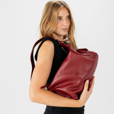 Biba Imlay Hobo Leather Bag IAY1L Red