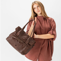 Biba Kendall Hobo Bag KLL2L Brown Taupe