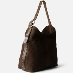 Biba Leff Hobo Bag LEF1L Dark Brown