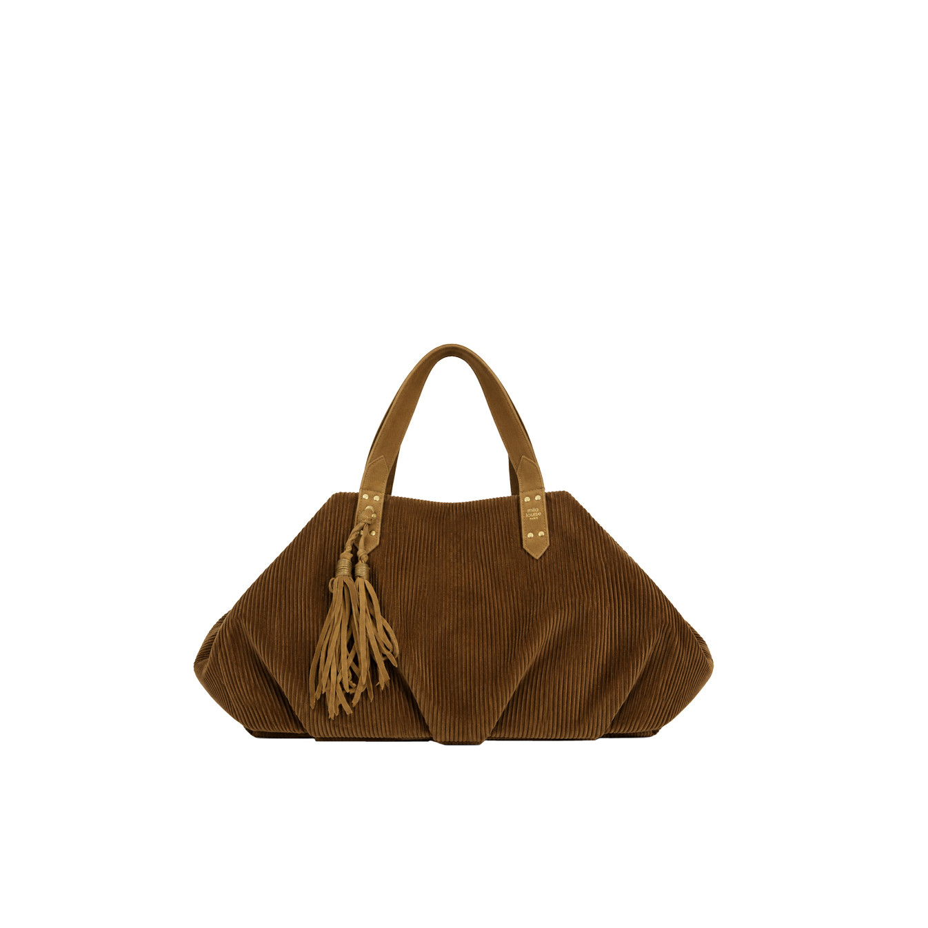 Mila Louise Nicolette VFR2 Sac Côtelé Ocre Dark