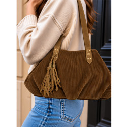 Mila Louise Nicolette VFR2 Sac Côtelé Ocre Dark