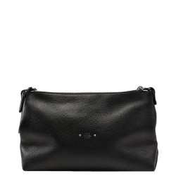 Mila Louise Noeli CC Besace En Cuir Grainé Noir