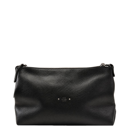 Mila Louise Noeli CC Besace En Cuir Grainé Noir