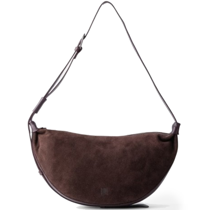 Biba Loa Shoulder Bag in Leather LAA1L Bordeaux
