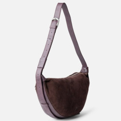 Biba Loa Shoulder Bag in Leather LAA1L Bordeaux