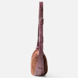 Biba Loa Shoulder Bag in Leather LAA1L Bordeaux