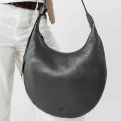 Biba Ludlow Sac Besace En Cuir LUW1L Antracita