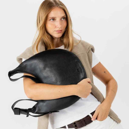 Biba Ludlow Sac Besace En Cuir LUW1L Antracita