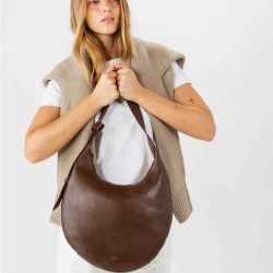 Biba Ludlow Shoulder Bag in Washed Leather LUW1L Leather