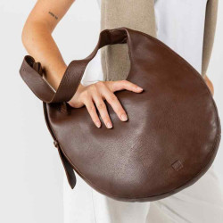 Biba Ludlow Shoulder Bag in Washed Leather LUW1L Leather