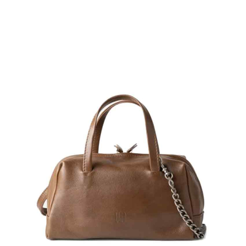 Biba Meredith Bowling Bag and Shoulder Bag in Leather MED1L Light B...