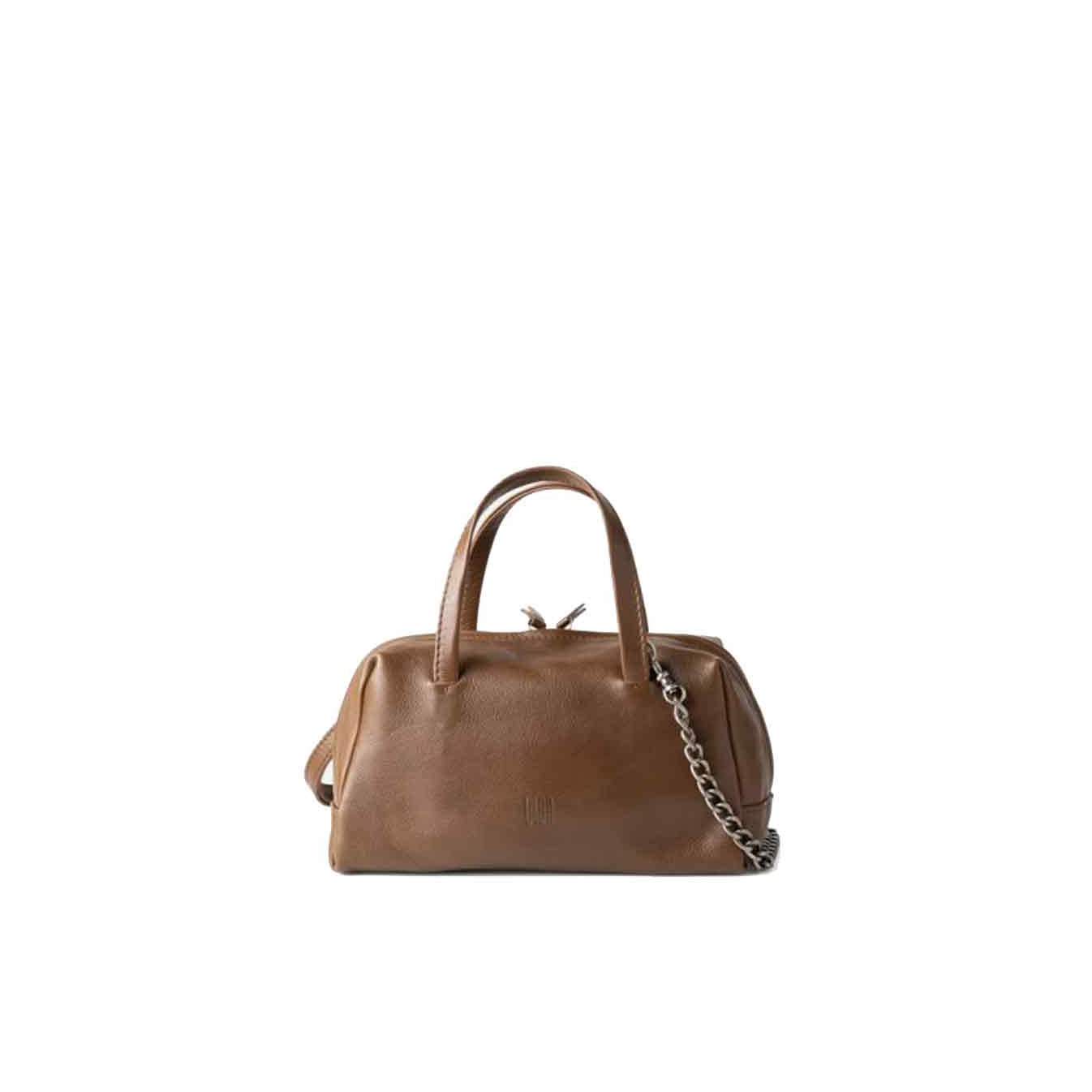 Biba Meredith Bowling Bag and Shoulder Bag in Leather MED1L Light B...